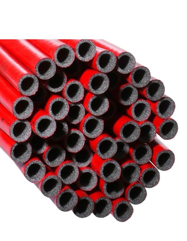 Термоізоляція труби ламінована 35\6 червона