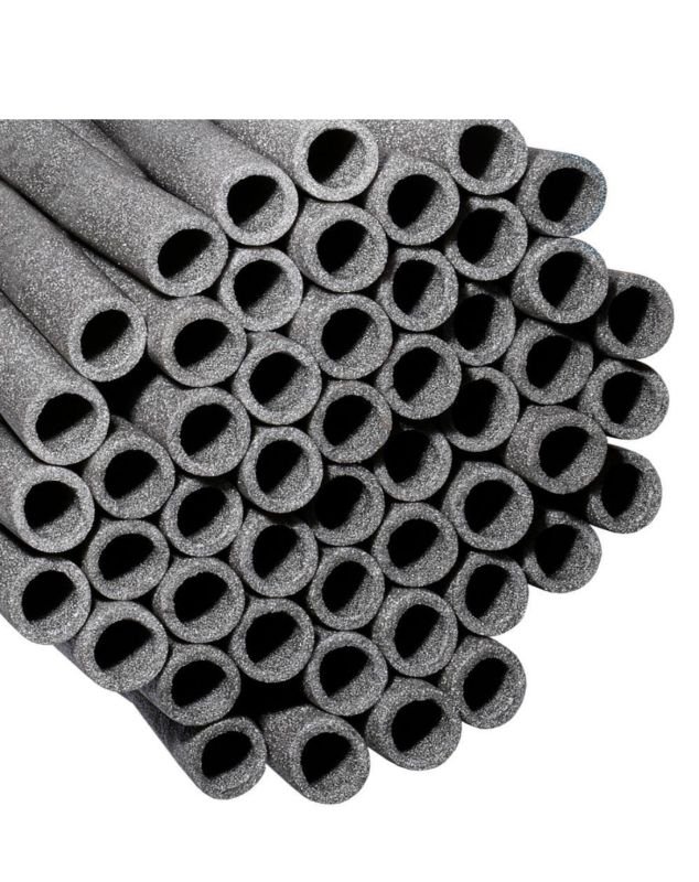 Термоізоляція труби 22\6 сіра