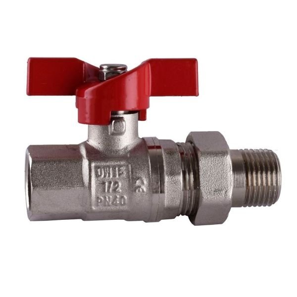 Кран кульовий прямий з американкою 1\2"