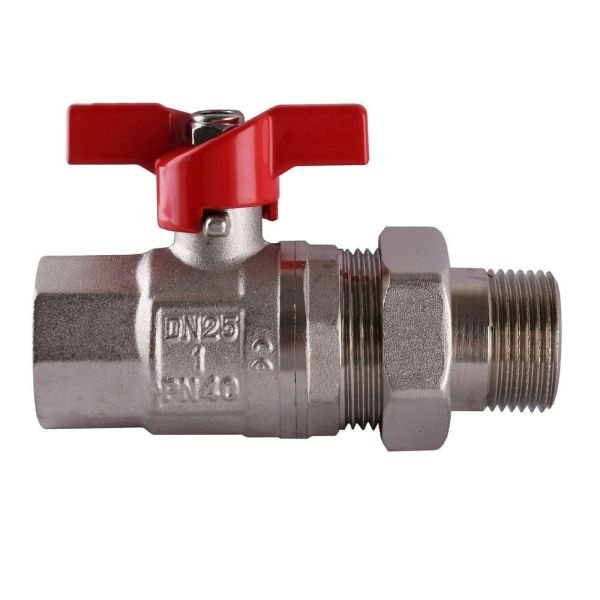 Кран кульовий прямий з американкою 1"